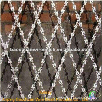 1.2 foot Silver steel wire Fence blade gill net for residential protection